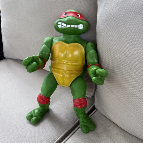 Teenage mutant Ninja Turtles GIANT  Raphael Tmnt big Raph 13" original 1989
