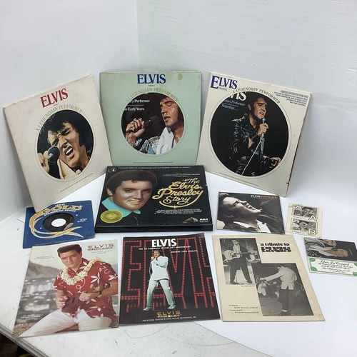 Elvis Presley Lot Vinyl Set “A Legendary Performer” Volume 1,2,3, Box Set & More