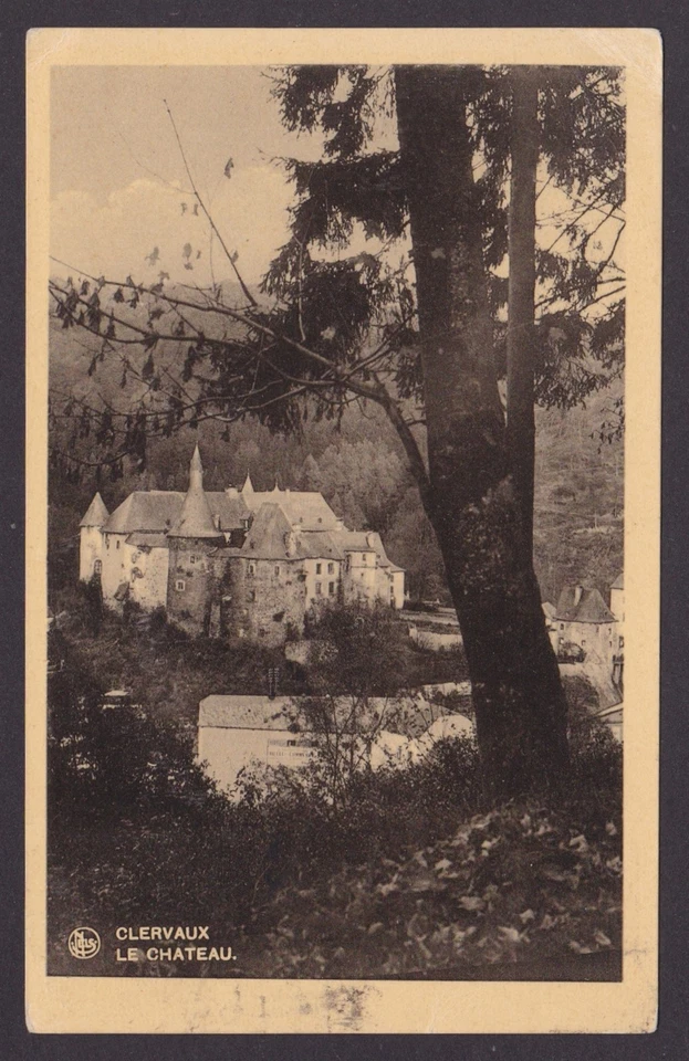 LUXEMBOURG, винтажная открытка, замок Клерво - Изображение 2 из 3