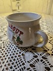 Vintage Ceramic Soup Stew Mug Bowl Cup with Handle Tomato Soup Recipe Cream Red — photo 3