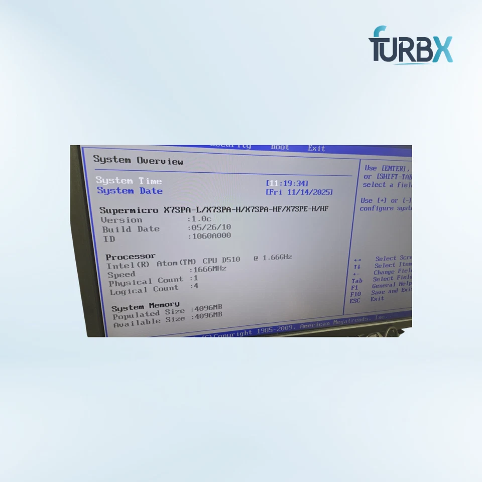 Supermicro 502-2 Intel Atom D510 1.6GHz 4GB 40GB SSD Server with Power Cord - Image 3 of 3