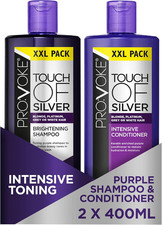 Image of Touch of Silver Brightening Purple Shampoo & Intensive Conditioner 400Ml, Neutra