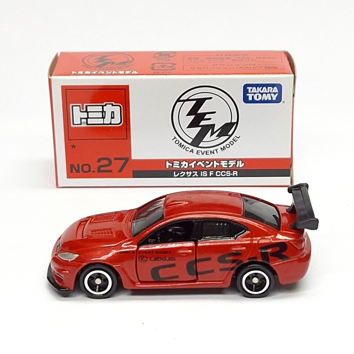 TOMICA 2016 EVENT MODEL 27 LEXUS IS F CCS-R 1/66 TOMY NEW DIECAST