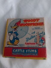 Castle Films Woody Woodpecker Standard 8mm Black White Film Reel