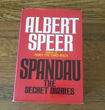 Spandau: The Secret Diaries by Albert Speer 1976 Hardcover Nazi Germany Diary