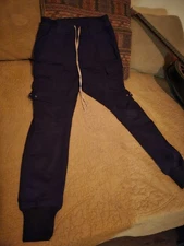 Rick Owens DRKSHDW BABEL SS19 Cargo Joggers Blk Size 46 (Fits Small) Length 27