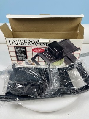 Farberware Deluxe Non-Stick Multi Slicer w Safety Guide New Open Box