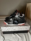Size 10 - Air Jordan 4 Retro Bred Reimagined Black Red FV5029-006