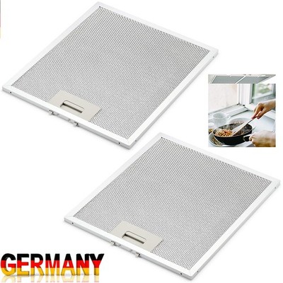 2Stück Ersatzfilter Metallfettfilter 305x267mm Für Dunstabzugshaube 4055250429