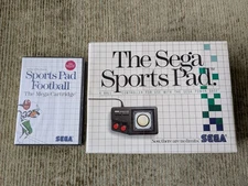 Sega Sports Pad Controller Model 3040 Sega Master System Complete + Football