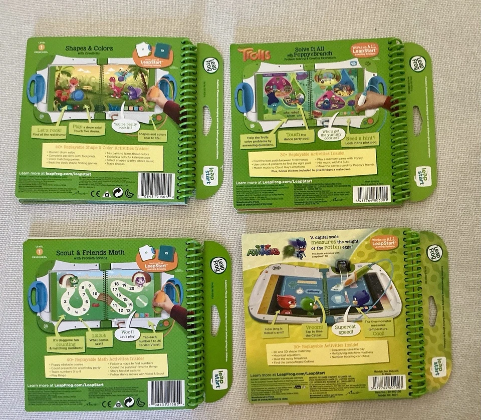 NEW LeapFrog LeapStart Level 1 - Level 3 Activity 4-Book Bundle - Image 4 of 4