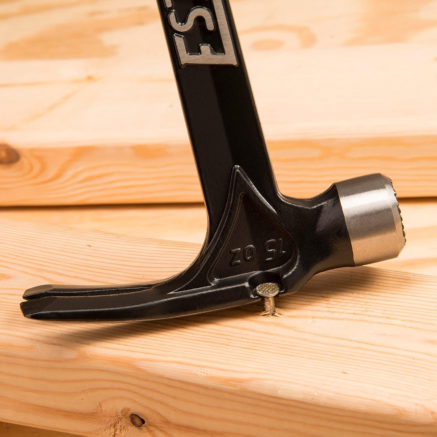 15 oz Framing Hammer with Magnetic Nail Starter & Shock Reducing