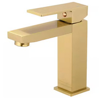 BWE Single Handle Bathroom Faucet Brushed Gold A 96052 BG