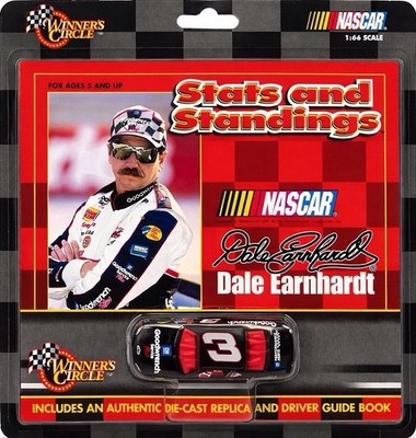 Winners Circle Dale Earnhardt #3 NASCAR Stats And Standings 1:64 Diecast W/Guide