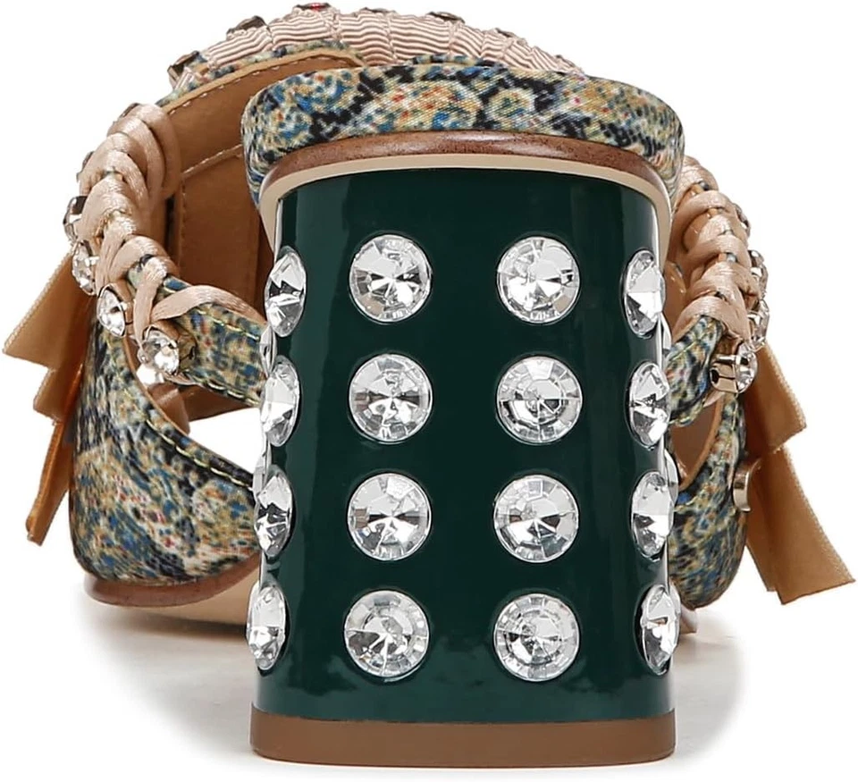 Sandalia Circus NY by Sam Edelman para mujer Vera Ocean Sapphire multi tacón nueva sin caja Foto 4 de 4