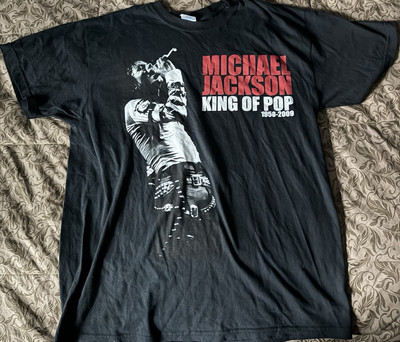 Michael Jackson Memorial T shirt size large king of pop y2k vintage 