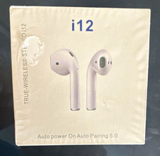 Tws i12 TWS True Wireless Stereo Bluetooth In-Ear Earbuds, Auto Pairing, White