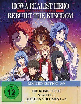 How a Realist Hero Rebuilt the Kingdom - Staffel 1 Komple... Blu-ray  *NEU*OVP*