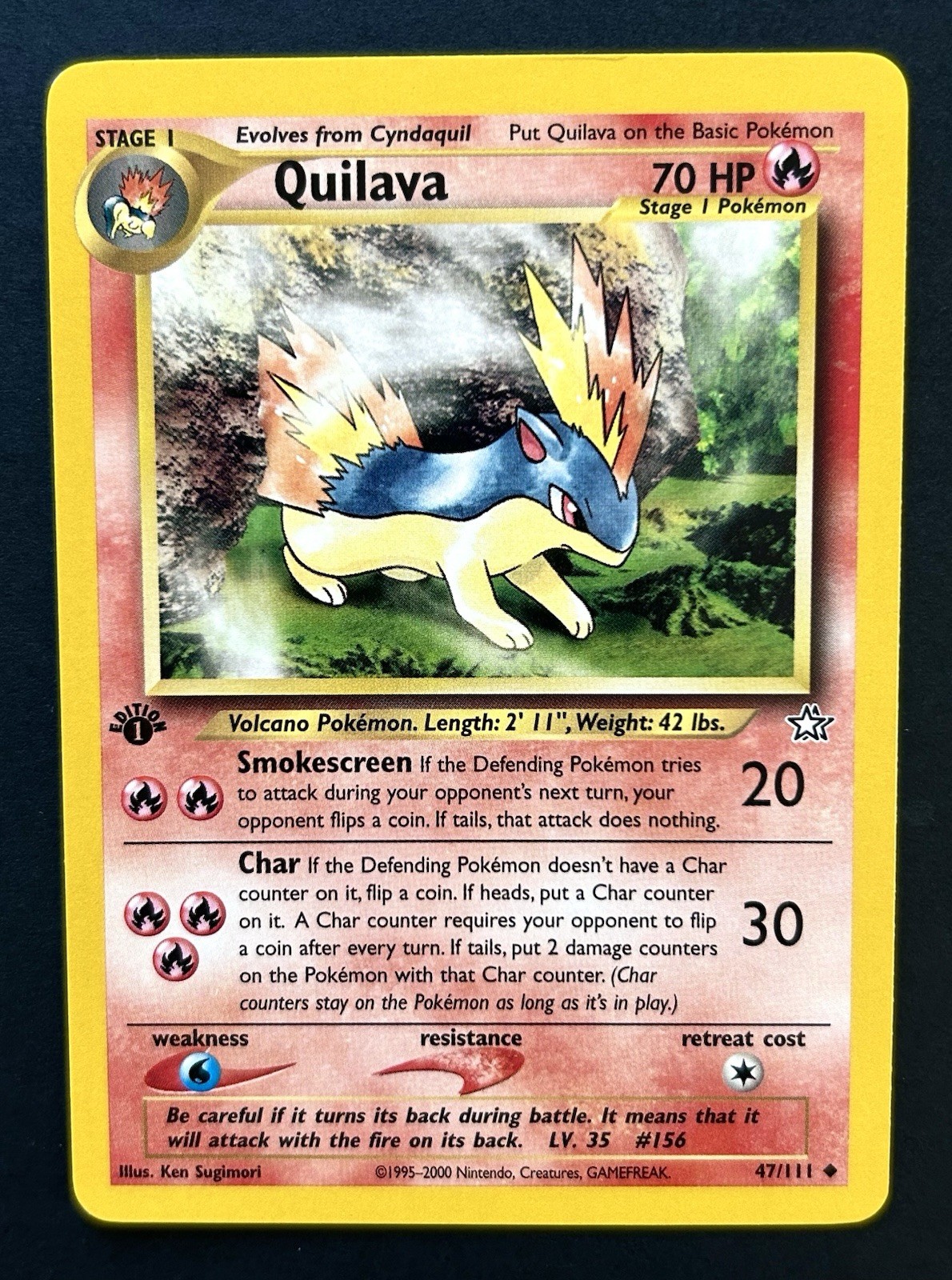 Quilava 47/111 Neo Genesis 1st Edition Uncommon - NM