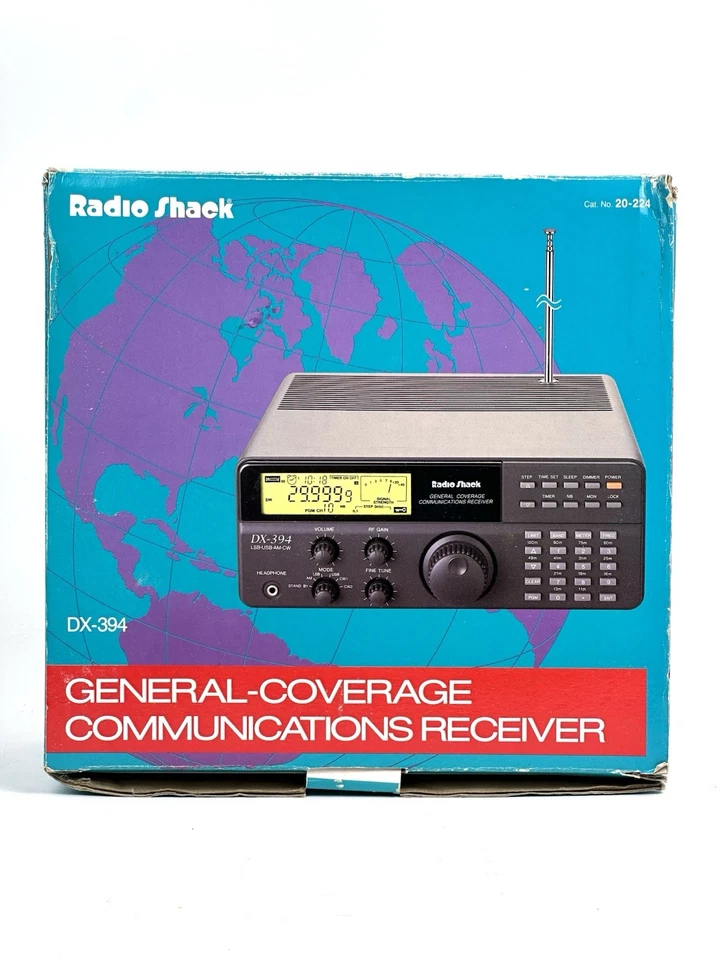 Радиоприемник Radio Shack DX-394 коротковолновый AM SSB радио ОТЛИЧНО ПОДХОДИТ ДЛЯ НАЧИНАЮЩЕГО СЛУШАТЕЛЯ - Изображение 2 из 4