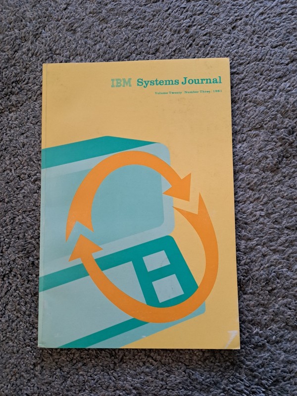 IBM Systems Journal Vol. 20 No. 3 1981
