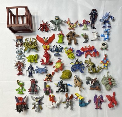 Vintage Digimon Super Battle Mini PVC 49 Figure Lot bandai Digital Monsters