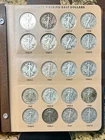 1941-1947 Walking Liberty Half Dollar "Short Set" (20 Coins), G/VG-VF w/ Toning