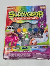 Slimygloop Laboratory Slime Kit Rainbow Kidcore STEM Glitter Confetti Ages 6 