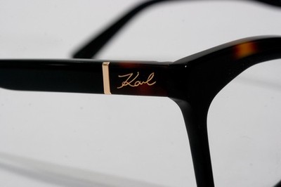 Karl Lagerfeld Eyewear Glasses Frames with Random Zipper Case Style KL6117 NEW KARL LAGERFELD KL6117 017 BROWN BLACK DESIGNER  main image 3