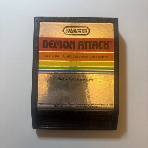 Demon Attack Atari 2600, 5200, 7800 game cartridge 1982