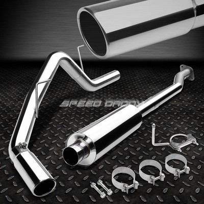 STAINLESS STEEL RACING CAT BACK EXHAUST 3''TIP MUFFLER 97-04 FORD F150 4.6/5.4 V8