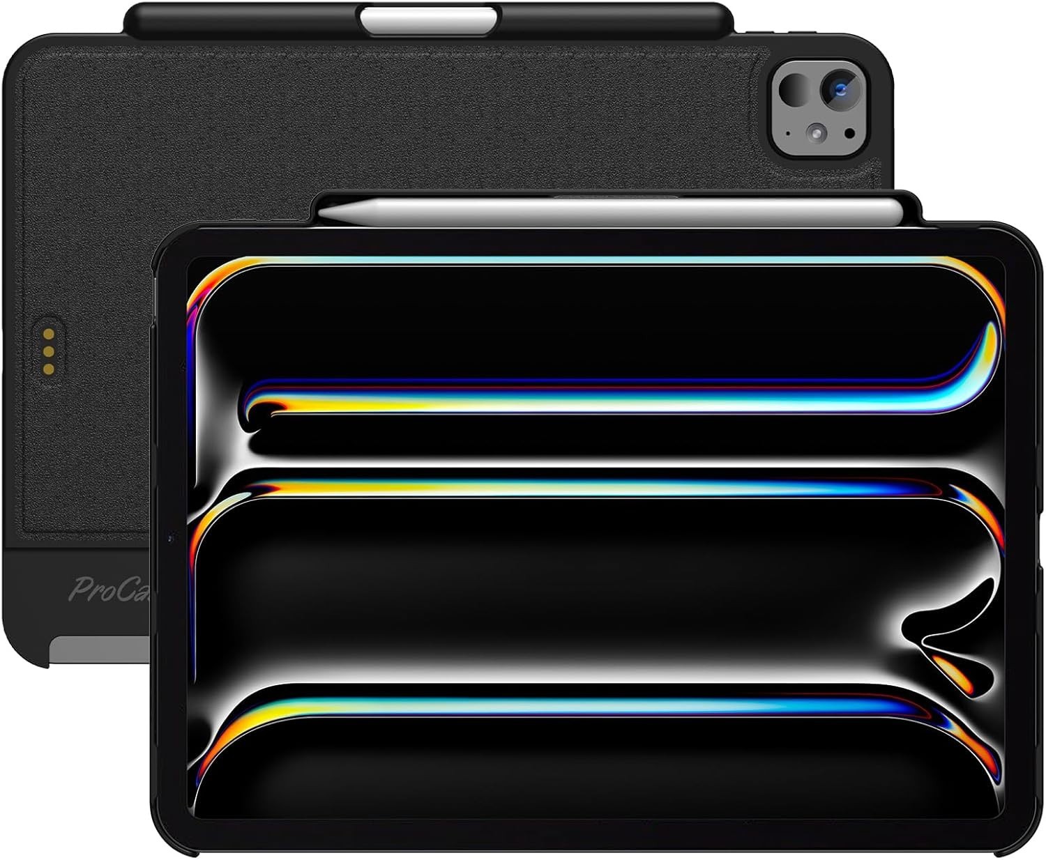 Magic Keyboard Compatible Case for Ipad Pro 11 Inch M5 2025/M4 2024, Slim Magnet