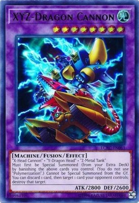 XYZ-Dragon Cannon - LCKC-EN061 - Ultra Rare - Unlimited Edition Near Mint