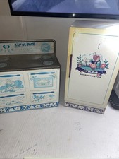 Vtg Metal Play Kitchen Stove  Frig Lil Bo Peep by Wolverine Collectable READ