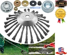 10 Inch Steel Wire Grass Trimmer Head for Weed Eater Rotary Brush Cutter Heads