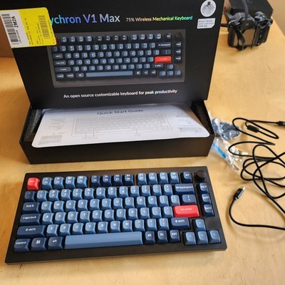 Keychron V1 Max QMK/VIA Wireless Mechanical Keyboard 75% Layout Gasket Mount