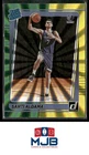 2021 Panini Donruss Basketball Holo Green & Yellow Laser Santi Aldama #226
