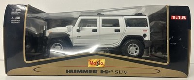 1:18 Maisto Hummer H2 Off Road Jeep 4x4 American   1/18 WHITE