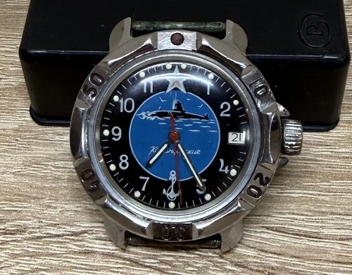 Watch USSR Vostok Komandirskie Mechanical Commander Military Soviet Rare Vintage