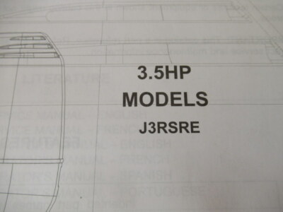 PM188 2004 Johnson Outboards J3RSRE 3.5 HP Models Parts Catalog P