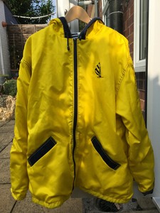 yellow sailing jacket
