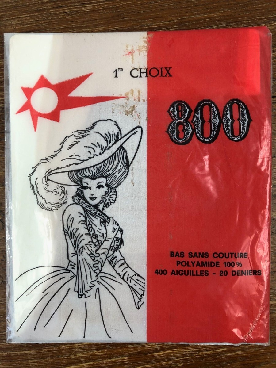 Bas Fins Vintage Dior «Christelle» - Taille 10 (4), 15 Deniers, 100% Polyamide, Neuf Avec étiquettes
