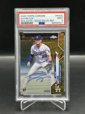 Gavin Lux 2020 Topps Chrome Gold Wave Rookie Autograph /50 Dodgers