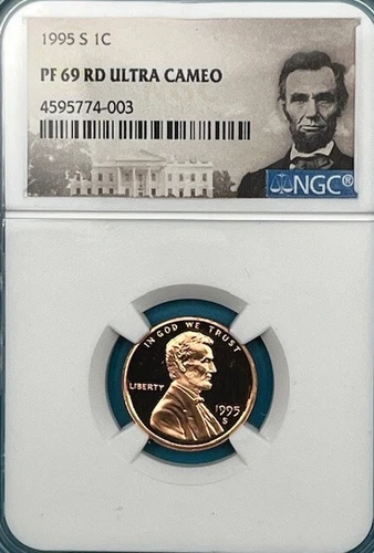 ‎1995-S Lincoln Memorial Penny 1C NGC PF 69 RD Ultra Cameo
