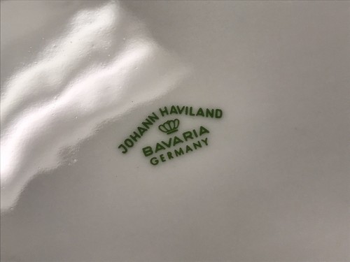 JOHANN HAVILAND "FOREVER SPRING" COVERED BUTTER DISH BAVARIA GERMANY - Picture 5 of 7
