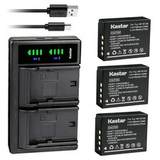 LTD2 Charger  3 battery for Fujifilm X-M1 X-T1 X-T2 X-T3 X-T10 X-T20 X-T30 II