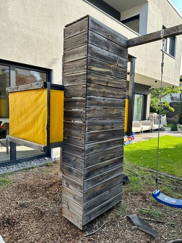 Wickey Smart Cube Kletterturm mit Schaukel und Sandkasten (Farbe Gelb) - Bild 2 von 6