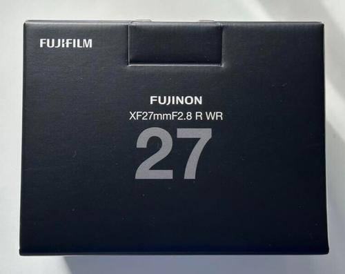 FUJIFILM Fuji Fujinon XF 27mm F2.8 R WR X series Mirrorless camera Lens unopned - Picture 1 of 10
