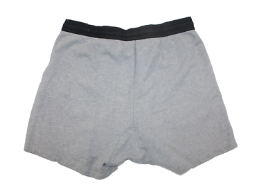Mens Fear Of God Essentials Drop Crotch Terry Shorts Gray and