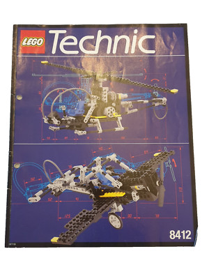 Lego Technic Technik BAUANLEITUNG BA #8412 #82